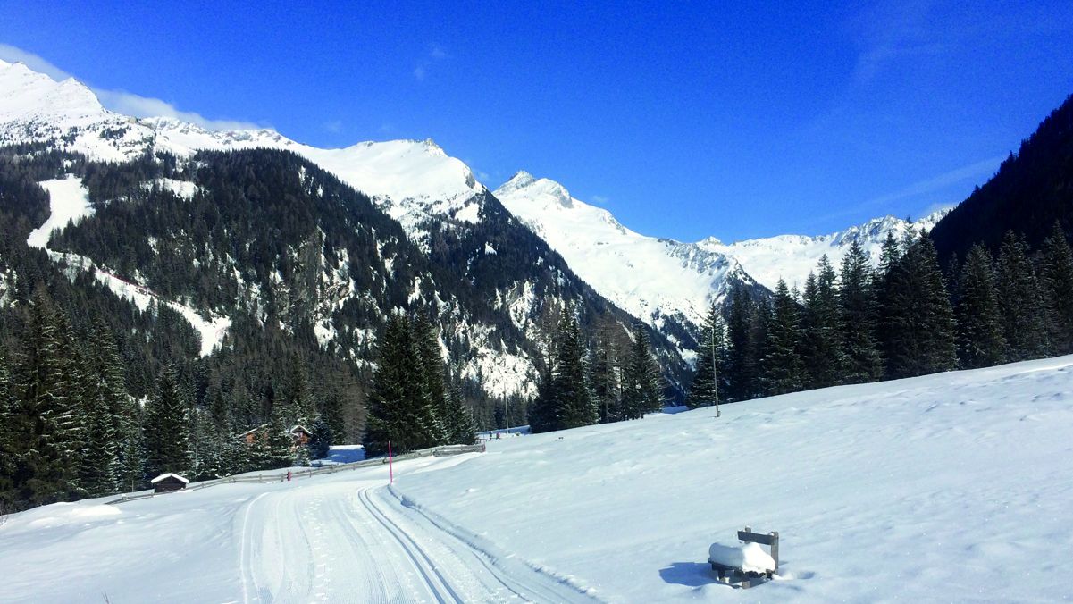 Auf der Verbindungsloipe Seebachtal